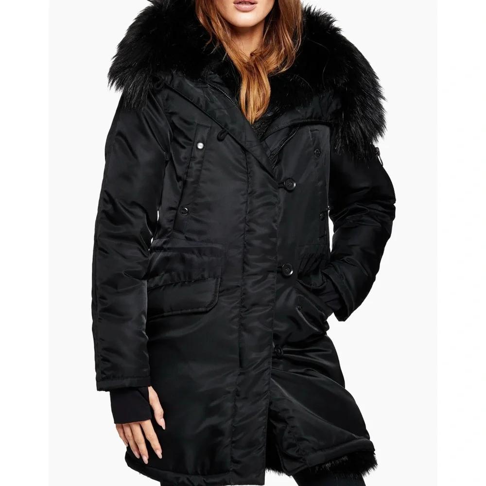 SAM. Stella Faux Fur Lined Down Coat - Picture 2 of 9